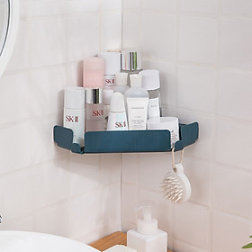 Kệ nhà tắm bền đẹp dán tường, giá đựng đồ đa năng không cần khoan tường siêu tiện dụng - giao màu ngẫu nhiên