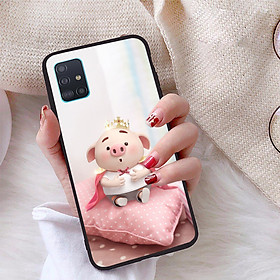 Ốp lưng dành cho Samsung Galaxy A51 viền dẻo TPU Bộ Sưu Tập Lợn Tết - Hàng chính hãng
