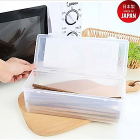 Hộp nhựa nắp khóa Sanada Seiko 1.6L đựng & bảo quản đũa thìa, thực phẩm - nội địa Nhật Bản