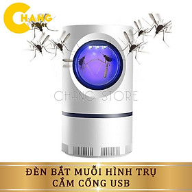 Đèn Bắt Muỗi - Đèn Đuổi Muỗi Hình Trụ Thế Hệ Mới 2021 WD-06 Cắm Cổng USB Thông Minh