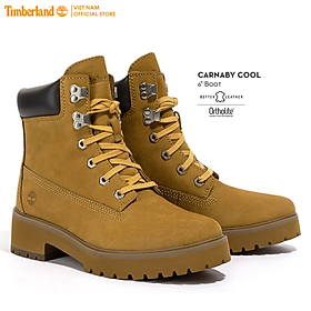 [Original] Timberland Giày Boot Nữ Carnaby Cool 6inch Wheat Nubuck TB0A5VPZ24