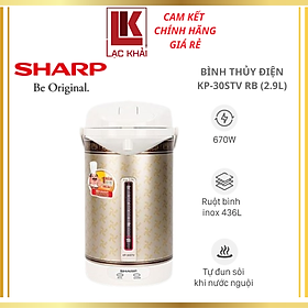 Mua Bình thủy điện Sharp KP-30STV RB 2.9 lít   Công suất 670W  Đế xoay 360 độ - Hàng chính hãng