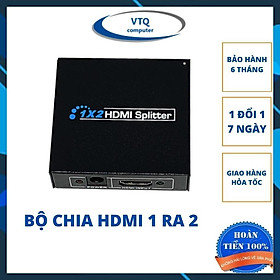 Mua Bộ chia HDMI 1 ra 2 cổng  SPLITTER VER 1.4  kết nối 1 máy tính ra 2 màn hình chất lượng 1080. bảo hành 6 tháng