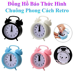 Mua Đồng Hồ Báo Thức Hình Chuông Phong Cách Retro
