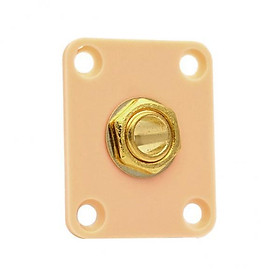3-5pack Square Electric Guitar Output Jack Socket Plate for LP Replacement
