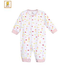 Bodysuit cho bé Babiboo bộ áo liền quần vải viscose họa tiết siêu mềm, mịn mát BTK74