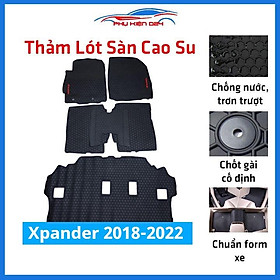 Lót sàn ô tô cao su Xpander 2018-2019-2020-2021-2022 không mùi chống trơn trượt