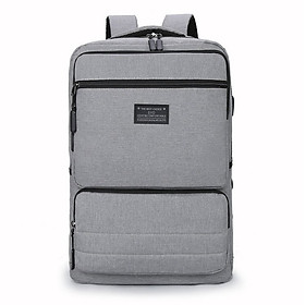 Balo nam đựng laptop DRU 13 14 15,6 inch, kiểu dáng công sở nhỏ gọn, túi đi làm, đi học cho học sinh nam nữ-Hàng chính hãng