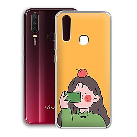 Ốp lưng dẻo cho điện thoại Vivo Y15 - 01216 7899 GIRL01 - in hình chibi dễ thương - Hàng Chính Hãng