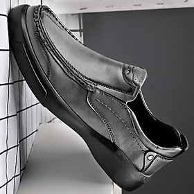 Giày nam phong cách mới nhất giày chạy bộ nam cỡ lớn đảm bảo chất lượng giày lưới thoáng khí màu đỏ giá thấp nhất - đen