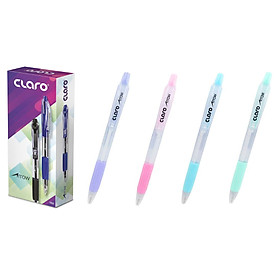 Bút bi Claro ARROW 0.5mm Mực Xanh (Giao Màu Ngẫu Nhiên)