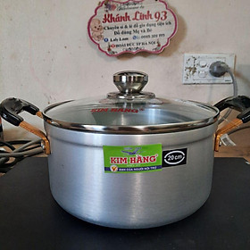 Mua NỒI NHÔM KIM HẰNG ĐÁY INOX ĐUN ĐƯỢC BẾP TỪ
