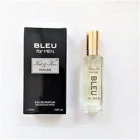 NƯỚC HOA CAO CẤP KAT&KEV (CHAI XỊT) 25ML BLEU FOR MEN MÙI HƯƠNG NAM TÍNH, SANG TRỌNG, MẠNH MẼ, CUỐN HÚT