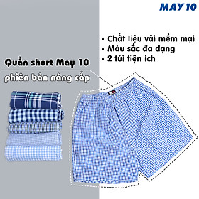 Combo 2 quần đùi nam May 10 phiên bản có túi 2 bên, màu ngẫu nhiên