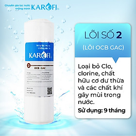 Lõi Lọc RO KAROFI Số 2 - OCP GAC - Than Hoạt Tính