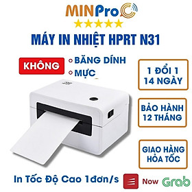 Mua Máy in nhiệt mini HPRT N31 chuyên dụng in đơn hàng  in hóa đơn  in tem mã vạch bảo hành 12 tháng - MINPRO