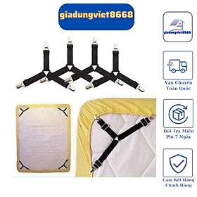 Mua Set 4 kẹp ga giường cố định 4 góc chống xê dịch