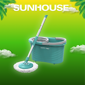 Mua Bộ lau nhà xoay 360 độ HAPPY TIME KH-CL330PB - Hàng chính hãng