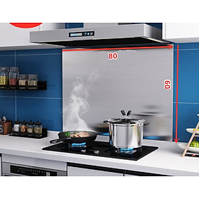 Tấm inox chắn dầu mỡ dán bếp