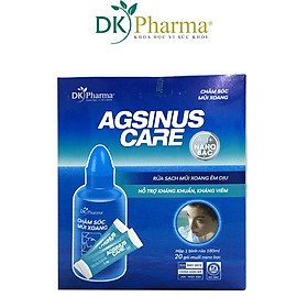 DUNG DỊCH VỆ SINH MŨI AGSINUS DKpharma hộp 20 gói