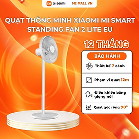 Mua Quạt Thông Minh Xiaomi Mi Smart Standing Fan 2 Lite EU | Điều Khiển Thông Minh Bằng Giọng Nói | Hàng Chính Hãng