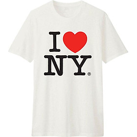 Áo T-shirt Unisex Dotilo I LOVE NY - B349