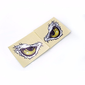 Decal Dán Xe Phản Quang Hình Mắt 3D