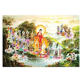 Tranh Phật Giáo Tây Phương Tiếp Dân 553