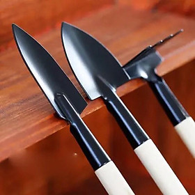 Combo Bộ 3 Dụng Cụ Làm Vườn Đa Năng - Loại 1 rất dày Thép sơn không rỉ - Set of 3 Garden Tools (Size lớn: 265x80)