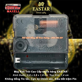 Mua Đồng Hồ Treo Tường KIM TRÔI DẠ QUANG EASTAR – Số Nổi 3D – Tặng Pin Maxell - Bảo Hành 1 Năm