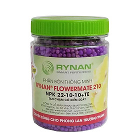 Mua Phân Bón Thông Minh Rynan Flowermate 210 (Hũ 150g) - Dùng Cho Phong Lan  Hoa Kiễng Thời Kỳ Sau Ra Hoa và Nuôi Dưỡng Mầm Mới