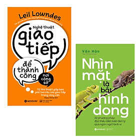 Hình ảnh Combo Nhìn Thấu Người Đối Diện: Nghệ Thuật Giao Tiếp Để Thành Công Nơi Công Sở + Nhìn Mặt Là Bắt Hình Dong