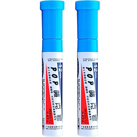 Bút Lông Xanh BAOKE MK820-12 POP 12mm (2 Cây)