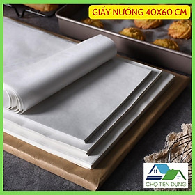 Giấy Nến Thấm Dầu Lót Khay Nướng 40x60 Cm Dụng Cụ Làm Bánh Set 500 Tờ Cho Tiệm Sản Xuất Bánh - GIAYNEN6040500P