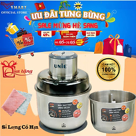 Mua Máy Xay Thịt Unie UE226  2.5Lit-300W  Kèm 2 Cối Inox 304  Hàng Chính Hãng
