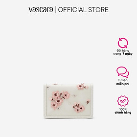 Vascara ví gập họa tiết thêu sakura - wal 0257