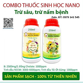 Mua Combo Thuốc Sinh Học NEEM NANO Trừ Sâu  Trừ Nấm (Nhện  Trĩ  Bọ Nhảy/Đốm Đen  Thối Nhũn  Phấn Trắng..) Dùng Cho Rau Sạch  Hoa Hồng  Cây Cảnh Hiệu Quả Cao  An Toàn  Chai 250ml/chai / Chăm sóc cây trồng Hồng Thanh Garden