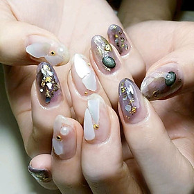 Voucher Nail Design Xà Cừ, Hoa Khô cho 1 ngón