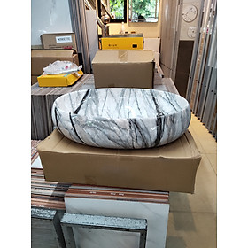 Mua CHẬU LAVABO HÌNH ELIP ĐẶT BÀN VÂN KHÓI