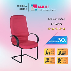 Mua Ghế văn phòng chân quỳ bọc vảiSMLIFE Oswin