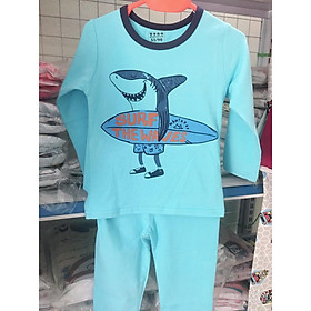 Bộ cotton xuất hàn Quảng Châu dài tay cho bé trai, bé gái M12 Vu
