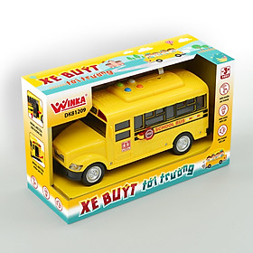 Đồ Chơi Duka Xe Buýt Tới Trường School Bus DK81209