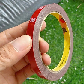 15mm x 3m Băng keo 2 mặt cường lực siêu dính màu xám dài - nhiều kích thước, dán logo, đồ chơi xe, dán được nhiều bề mặt như nhựa, thủy tinh
