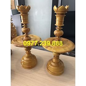 Mua đôi đèn nến gỗ mít cao 50cm