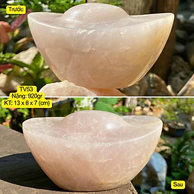 Mua Thỏi Vàng Phong Thủy (Kim Nguyên Bảo) Đá Thạch Anh Tự Nhiên NHASAN Vật Phẩm Chiêu Tài Lộc  Bình An