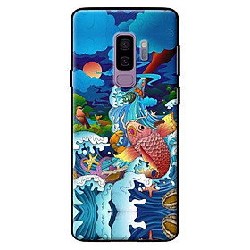 Ốp in cho Samsung Galaxy S9 Plus Mưa Cá Chép - Hàng chính hãng
