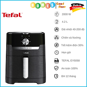 Mua Nồi Chiên Không Dầu Kiêm Lò Nướng TEFAL EY5058 Easy Fry & Grill XL Classic - Nhập Khẩu Đức Dung Tích 4.2L Công Suất 2000 W - Hàng Nhập Khẩu