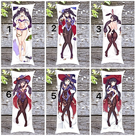 Mua Gấu ôm Mona Genshin impact/ Gối dài in hình Mona genshin impact