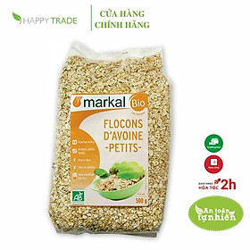 Yến mạch cán mỏng hữu cơ Markal 500g