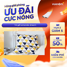 Mua Vỏ gối cotton Amando Dream cao cấp thoáng mát thấm mồ hôi